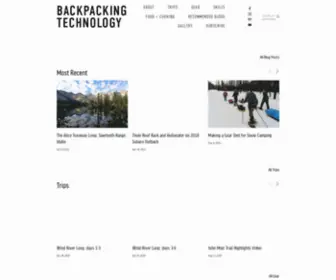 Backpackingtechnology.com(Backpacking Technology) Screenshot