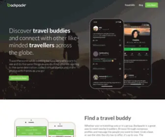 Backpackr.org(The Social App for Travellers) Screenshot