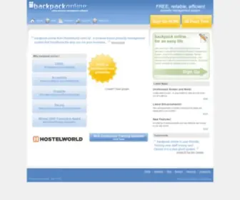 Backpacksoftware.com(Backpack Online) Screenshot