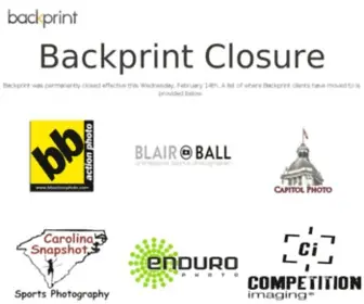 Backprint.com(Backprint) Screenshot
