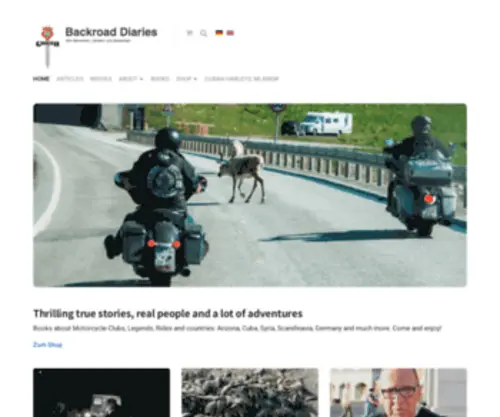 Backroad-Diaries.de(Backroad Diaries) Screenshot