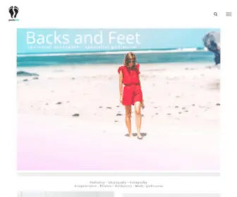 Backsandfeet.co.uk(Osteopath and Podiatrist) Screenshot