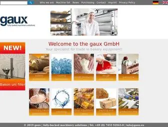 Backservice-Gaux-Sales.com(Gaux GmbH) Screenshot