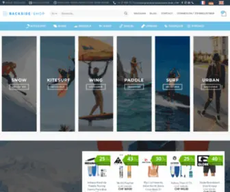 Backside-Shop.ch(Accueil Backside) Screenshot