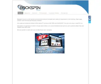 Backspingroup.com(Backspin Promotions) Screenshot