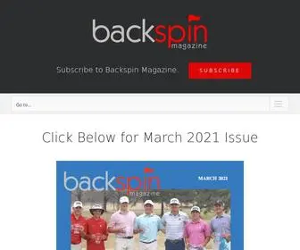 Backspinmag.com(Backspin Magazine) Screenshot