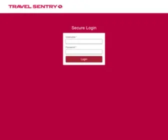 Backstageadmin.org(Travel Sentry Portal) Screenshot