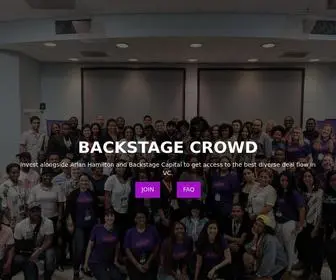 Backstagecrowd.com(Backstage Crowd) Screenshot