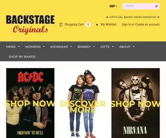 Backstageoriginals.com(Backstage Originals) Screenshot