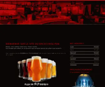 Backstagepub.ch(Pub & restaurant) Screenshot