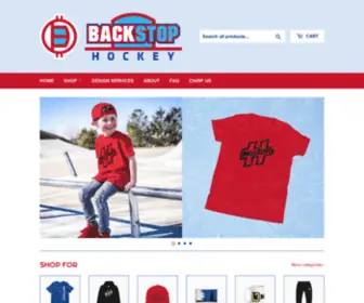 Backstophockey.com(Backstop Hockey) Screenshot