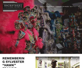 Backstreetmuseum.org(BACKSTREET CULTURAL MUSEUM) Screenshot