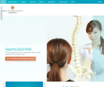 Backtobasichealthchiropractic.com(Back to Basic Health Chiropractic) Screenshot