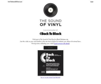 Backtoblackvinyl.com(The Sound of Vinyl) Screenshot