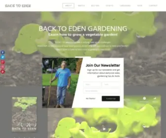 Backtoedenfilm.com(Back to Eden Organic Gardening) Screenshot