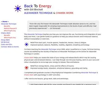 Backtoenergy.net(Back To Energy) Screenshot