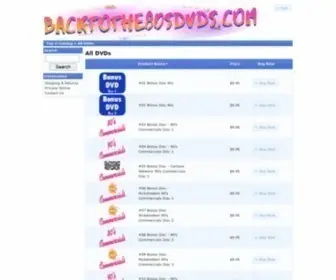 Backtothe80SDVDS.com(All DVDs) Screenshot
