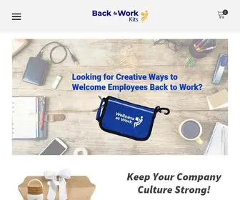 Backtoworkkits.com(Buy Welcome kits for Onboarding New Employees in USA) Screenshot