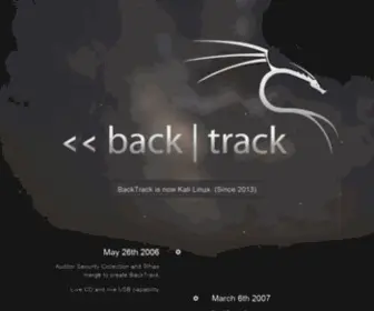 Backtrack-Linux.org(BackTrack Linux) Screenshot