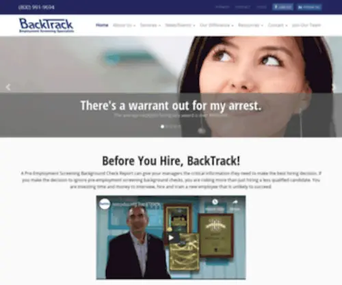 Backtracker.com(Pre-Employment Background Checks) Screenshot