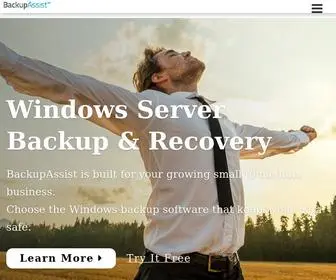 Backupassist.com(Windows Server Backup and Office 365 Backup Software) Screenshot
