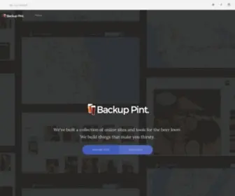 Backuppint.com(Backup Pint) Screenshot
