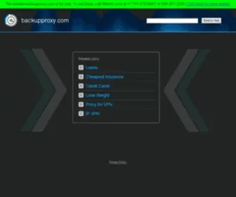 Backupproxy.com(Backupproxy) Screenshot