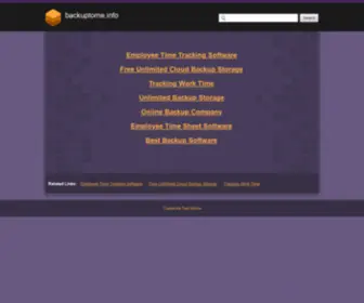 Backuptome.info(Access Technology Group) Screenshot