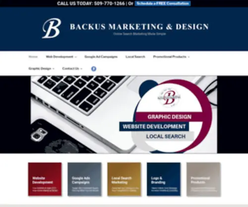 Backusdesign.com(Online Search Marketing Made Simple) Screenshot