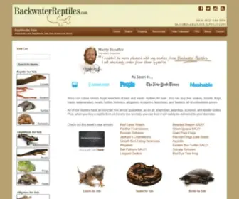 Backwaterreptiles.com(Reptiles for Sale) Screenshot