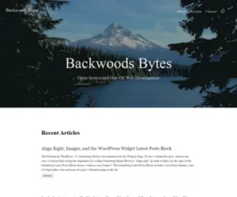 Backwoodsbytes.com(Backwoods Bytes) Screenshot