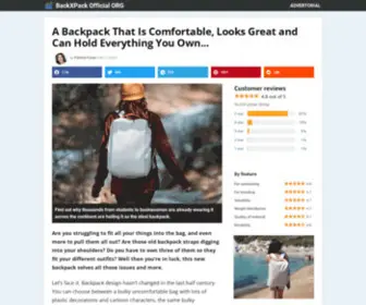 BackXpack-Official.org(A Backpack That Is Comfortable) Screenshot