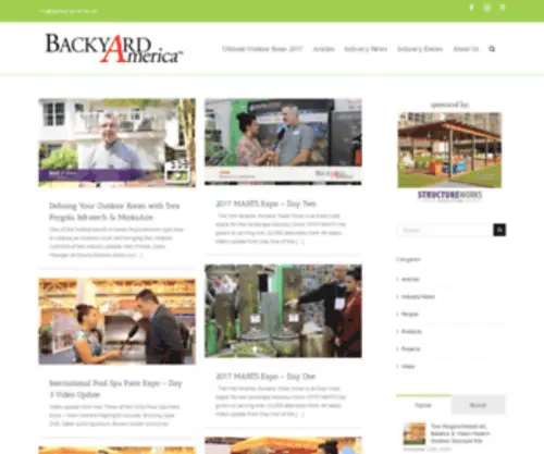 Backyardamerica.com(Pergola Kits) Screenshot