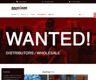 Backyardfootwear.com(Front page) Screenshot