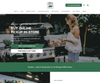 Backyardgrilldepot.com(New Grill Store) Screenshot