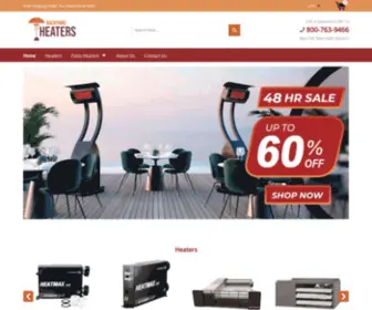 Backyardheaters.com(Create an Ecommerce Website and Sell Online) Screenshot