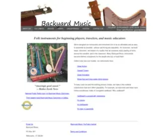 Backyardmusic.com(Backyard Music Instruments) Screenshot