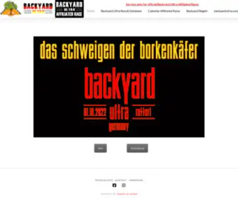 Backyardultra.net(Schinder-Trail Backyard Ultra) Screenshot