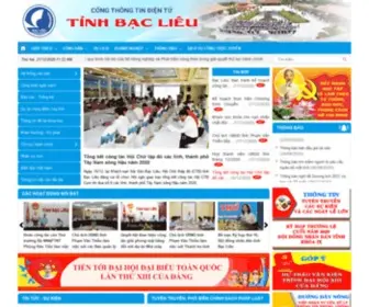 Baclieu.gov.vn(Baclieu) Screenshot