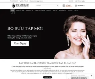 Bacminhcanh.com(Trang sức bạc đẹp) Screenshot