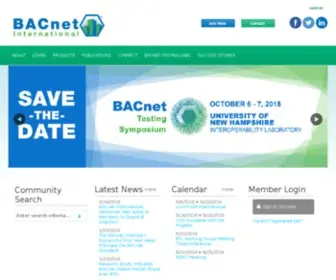 Bacnetinternational.org(BACnet International) Screenshot