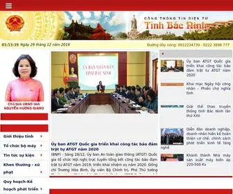 Bacninh.gov.vn(Trang chủ) Screenshot