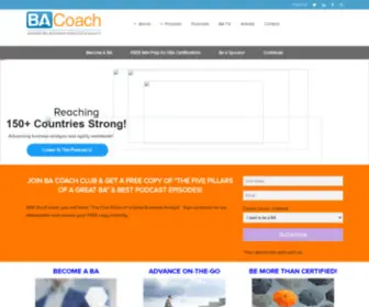 Bacoach.com(The BA Coach) Screenshot