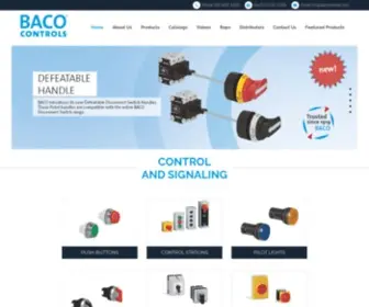 Bacocontrols.com(BACO Controls) Screenshot