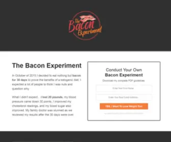 Bacon4Free.com(The Bacon Experiment) Screenshot