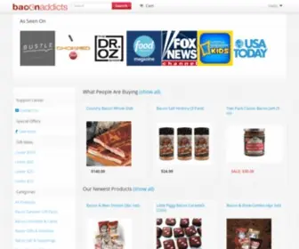 Baconaddicts.com(Bacon Store) Screenshot