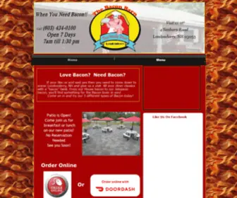 Baconbarndiner.com(The Bacon Barn) Screenshot