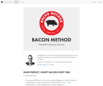 Baconmethod.com(Bacon Method) Screenshot