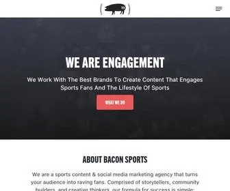 Baconsports.com(Bacon Sports) Screenshot