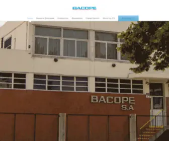 Bacopesa.com.ar(BACOPE) Screenshot